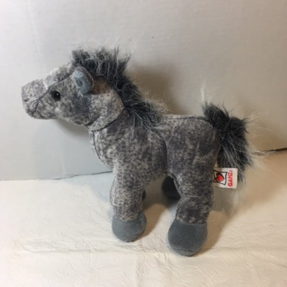 Ganz Webkinz Signature Plush Toy 10" Grey Arabian Horse Stuffed Animal - Picture 2 of 8